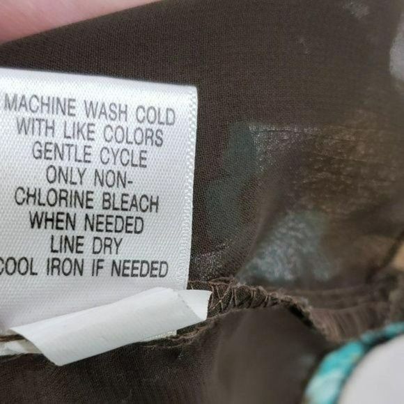 Apt. 9 Apt9 Women's Polka Dot Abstract Ruffle One Shoulder Blouse‎ Size Medium - Picture 6 of 8